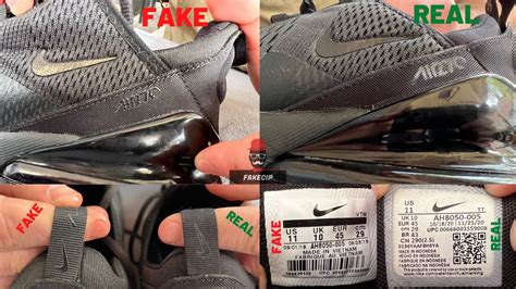 real vs fake nike air max 270|nike 270 counterfeit.